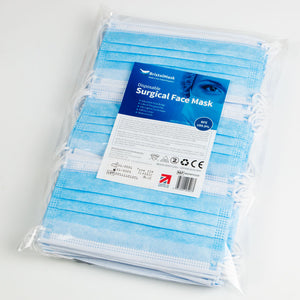 Disposable Surgical Face Masks Made in the UK x50 Classic Version