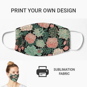 Reusable Sublimation Adult Face Mask