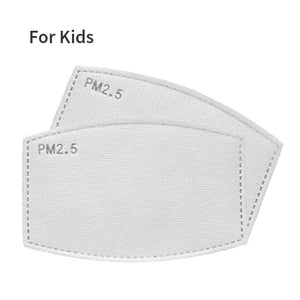 Replaceable Kids Mask Filters PM 2.5 (Pack of 2)